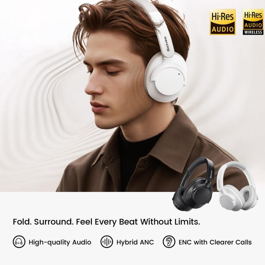 BLACKVIEW BT5.4 ENC HEADPHONES WHITE