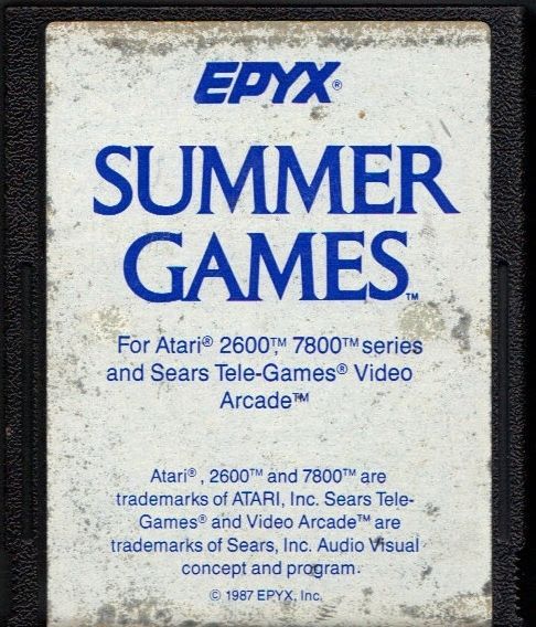 Summer Games  A2600 UNBOXED