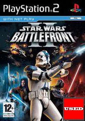Star Wars Battlefront II PS2 USED  (English Game/Dutch Cover) (Like NEW)