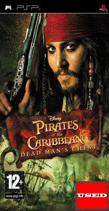 Pirates of the Caribbean Dead Mans Chest PSP USED (English Game / French Cover)