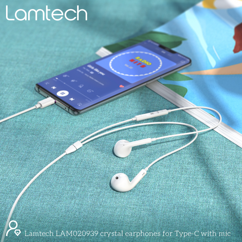 LAMTECH TYPE-C TO TYPE-C 60W ANGLED DATA & CHARGE CABLE 1M WHITE