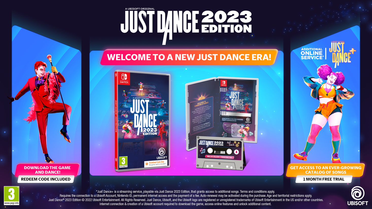 JUST DANCE 2023  ( Code In A Box )  Nintendo Switch  NEW