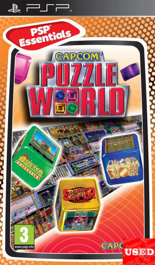 Capcom Puzzle World (Essentials) PSP USED (No Manual)