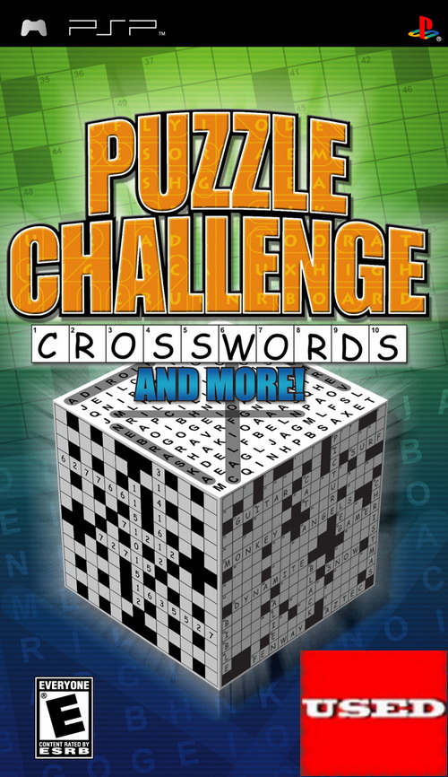 Puzzle Challenge: Crosswords And More! PSP USED (NTSC)