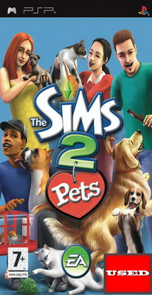 The Sims 2: Pets PSP USED (English Game / French Cover)