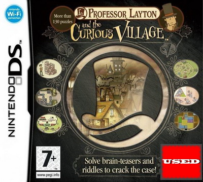 Professor Layton and The Curious Village DS USED