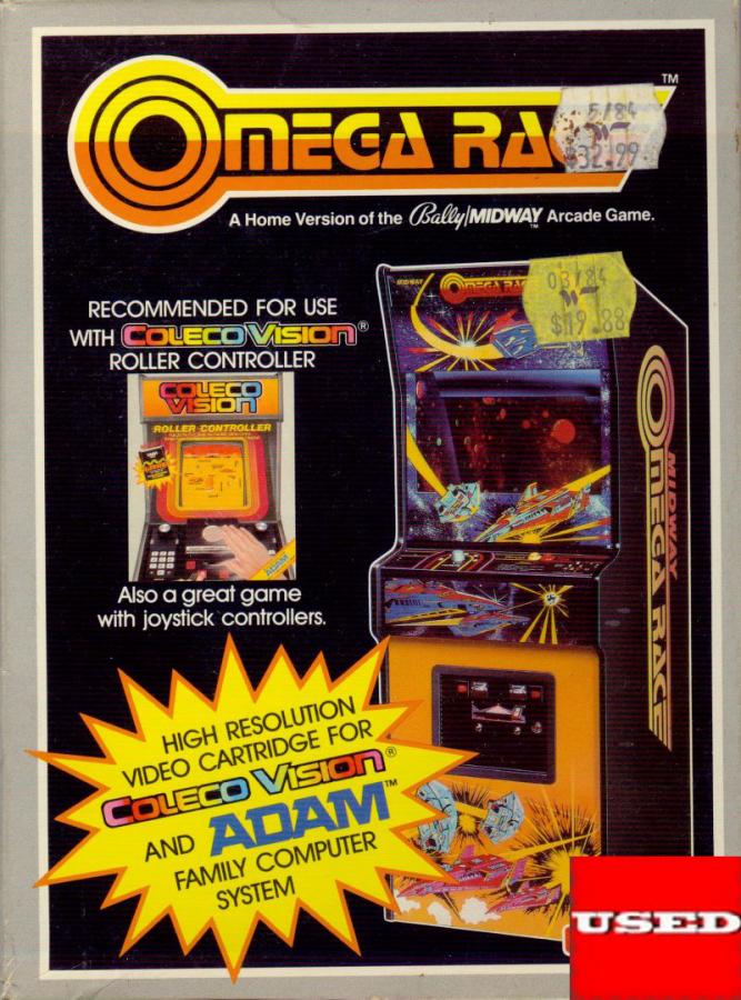 Omega Race ColecoVision USED