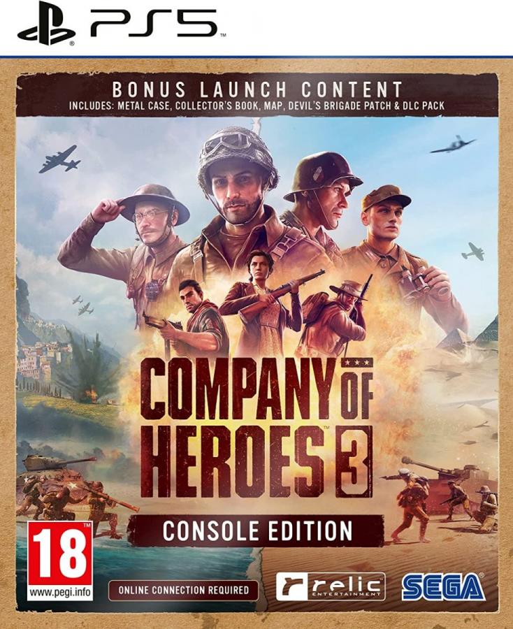 Company of Heroes 3 Limited Edition Metal  PS5 NEW  