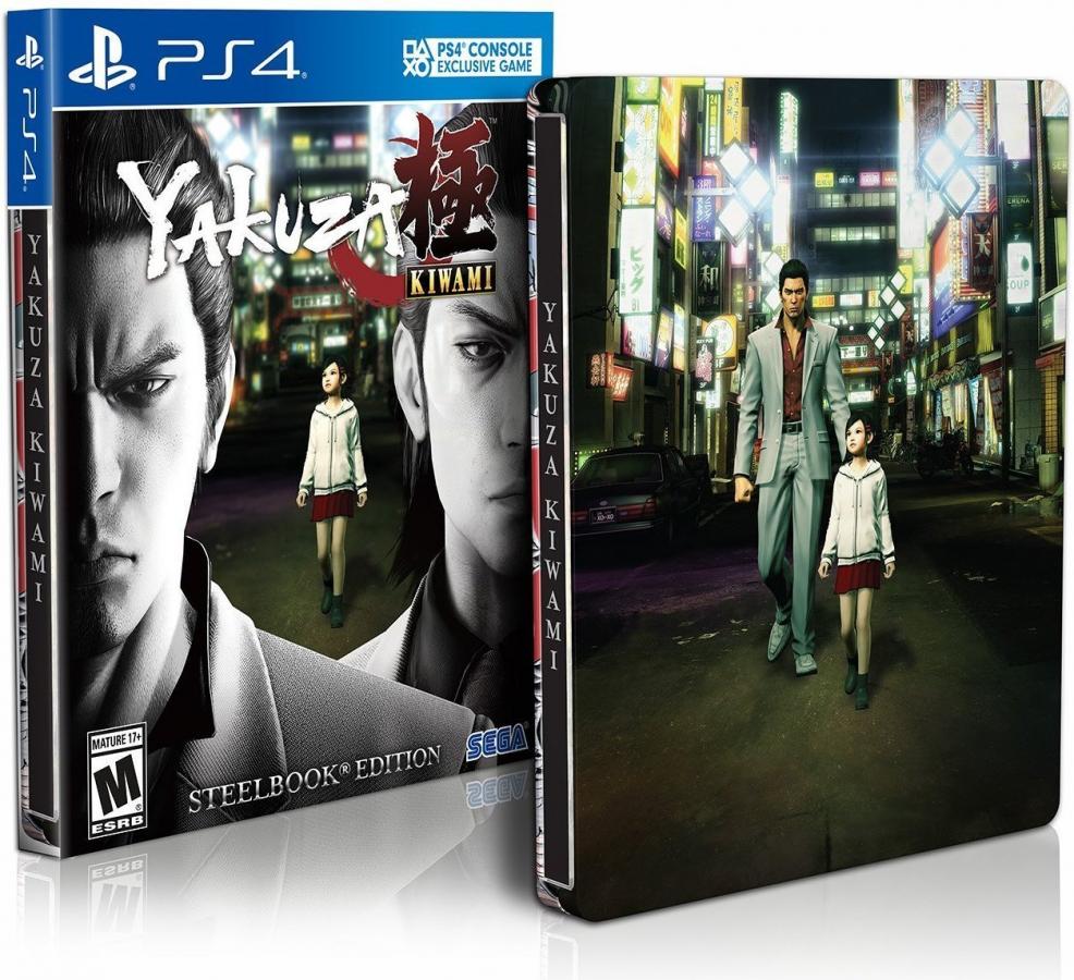 Yakuza Kiwami Steelbook Edition PS4 NEW (NTSC)