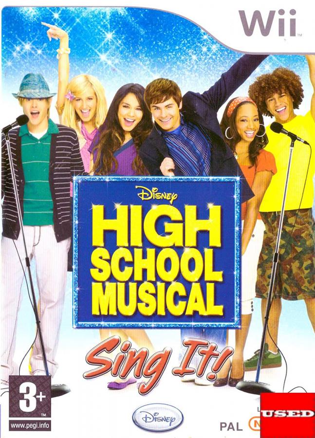 High School Musical Sing It! Wii USED