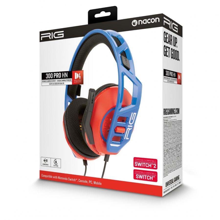NSW2 NACON RIG HEADPHONES 300 PRO HN RED BLUE (SWITCH)