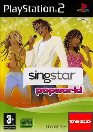 SingStar Pop PS2 USED  (English Game/FRA Cover)