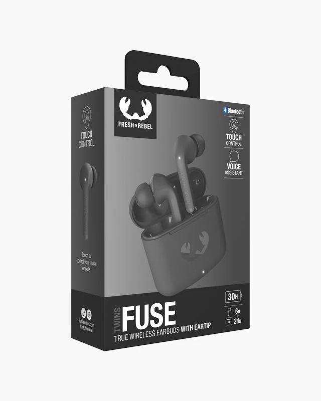 Fresh N Rebel  Twins Fuse - True Wireless earbuds - Storm Grey