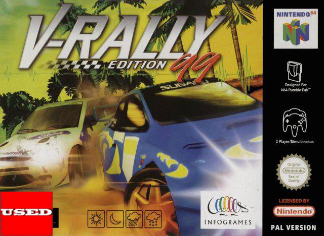 V-Rally 99 N64 USED (Damaged Box/No Manual)