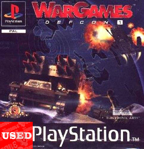 Wargames  PSX USED (No Front Cover/No Manual/Damaged Case)