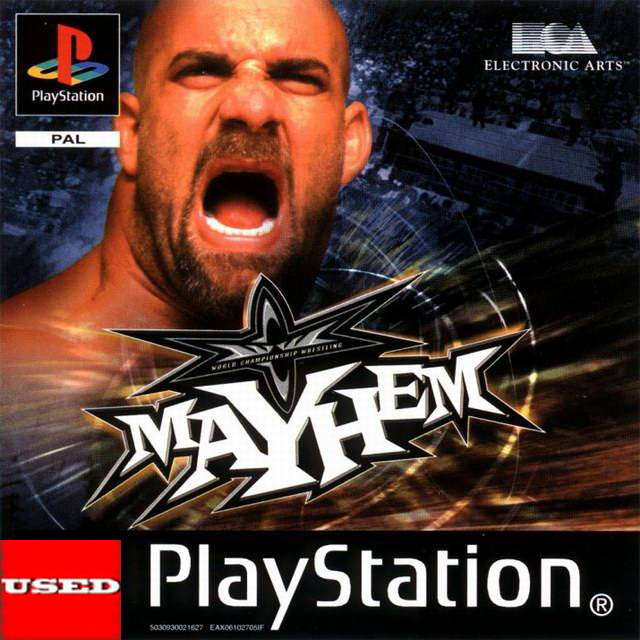 WCW  Mayhem PSX USED (Damaged Case/No Manual)