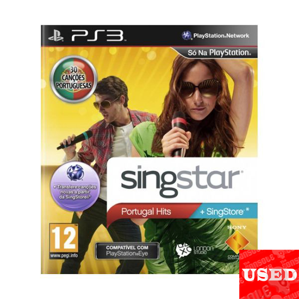 SingStar Portugal Hits PS3 USED