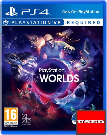 VR Worlds PS4 VR USED