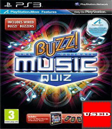 Buzz! Ultimate Music Quiz (Χωρίς Buzzers) PS3 USED (Αγγλικο)