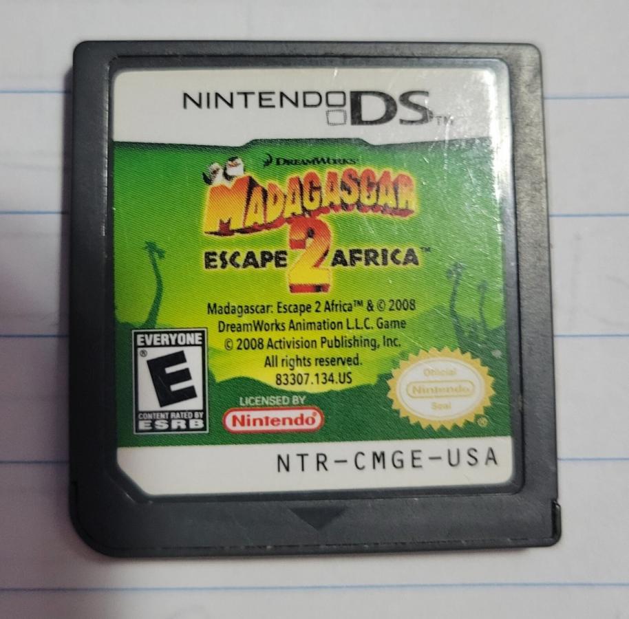 Madagascar: Escape 2 Africa DS USED (Cart only/NTSC)