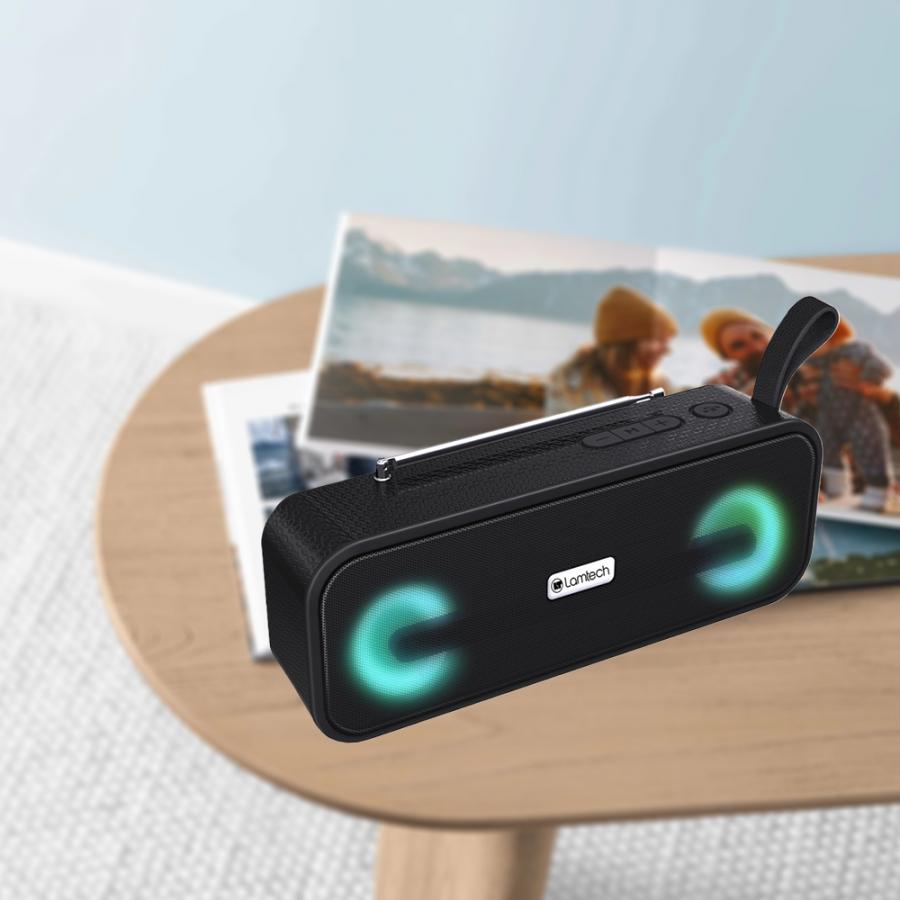 LAMTECH PORTABLE BT FM RADIO SPEAKER 10W BLACK