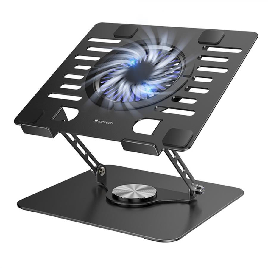 LAMTECH METAL LAPTOP COOLING STAND 17” BLACK