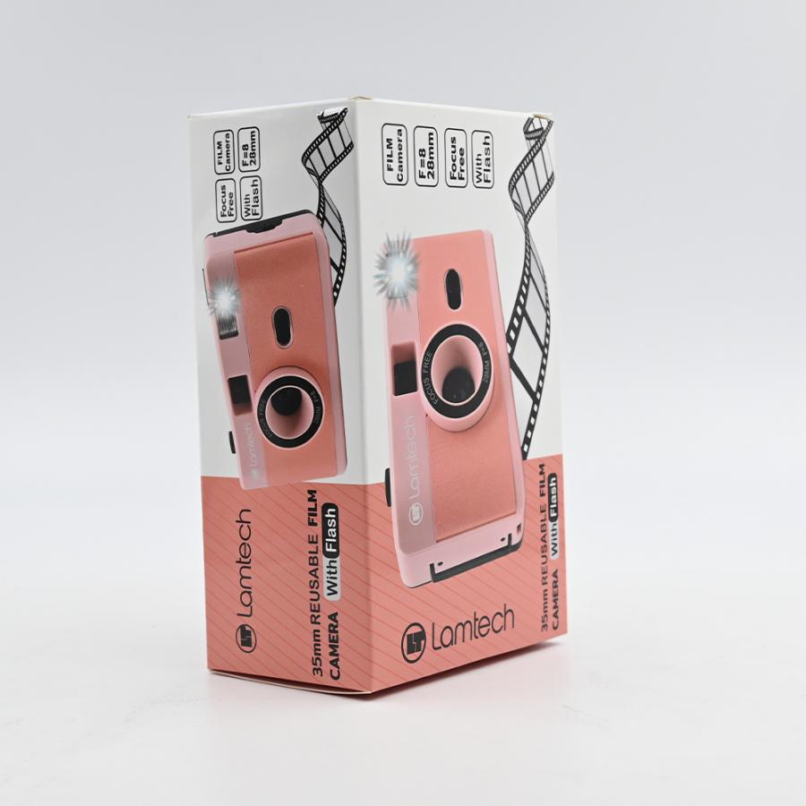 LAMTECH 35mm REUSABLE FILM CAMERA WITH FLASH PINK