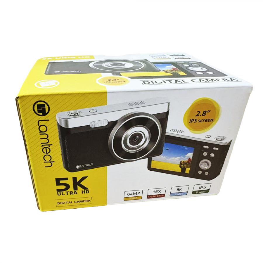 LAMTECH 5K UHD DIGITAL CAMERA BLACK