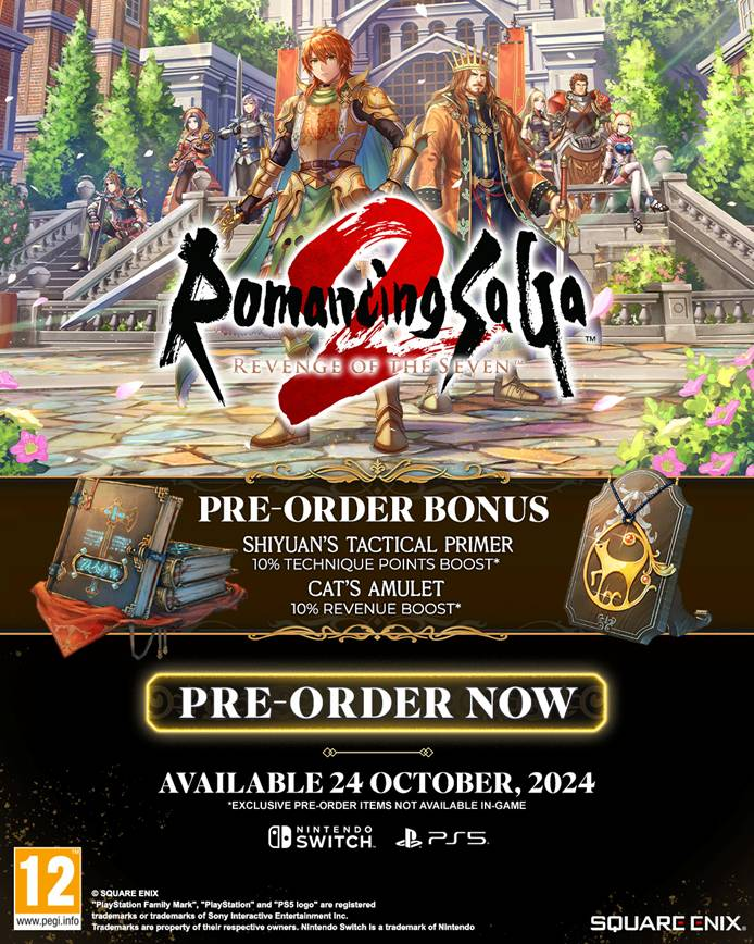 Romancing Saga 2 Revenge Of The Seven PS5 NEW
