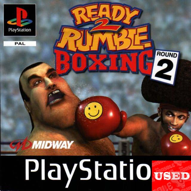 Ready 2 Rumble Boxing PSX USED (No Front Cover/No Manual)  (English Game / German Cover)