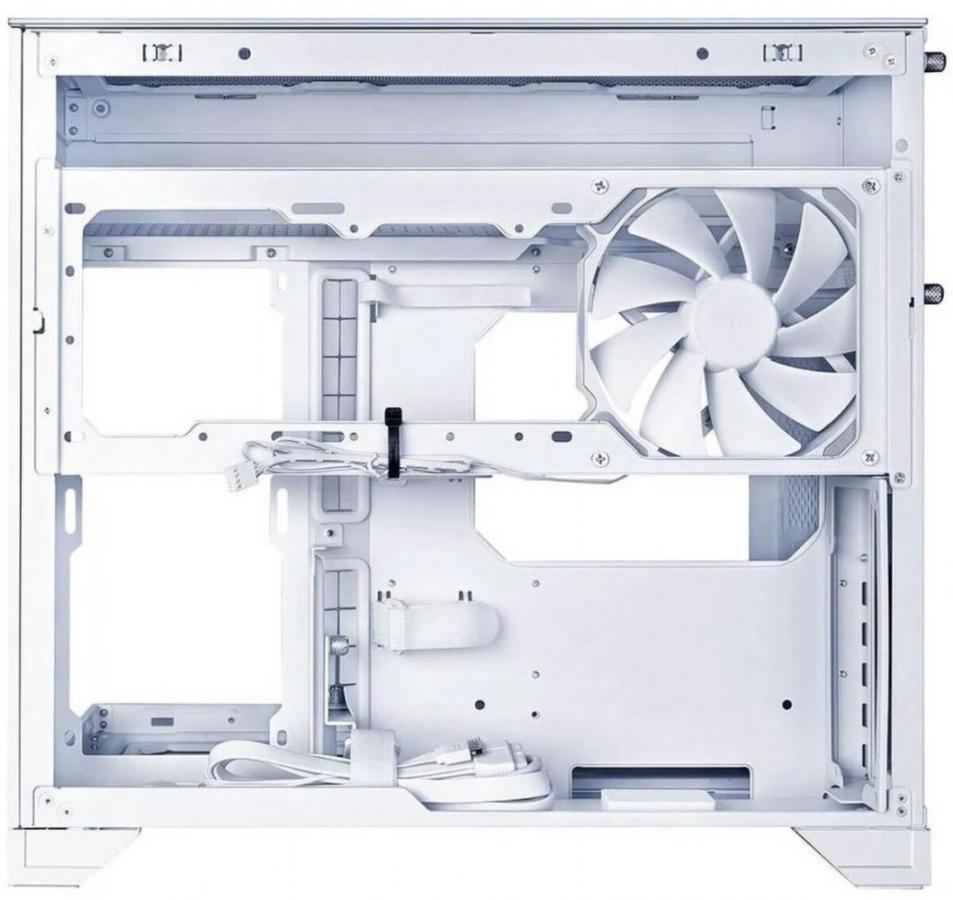 Lian Li O11 Vision-M White - Micro-ATX / Mini-ITX - w/ 140mm Fan - 360mm AIO Support - PC Case