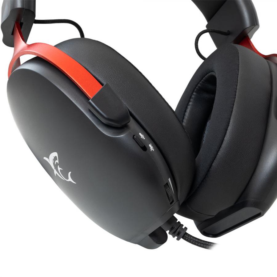 WHITE SHARK GAMING HEADSET GH-2445 BLACK FOR PC, PS4/5, MAC