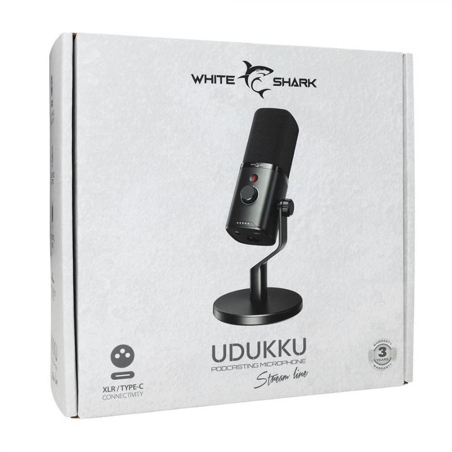 WHITE SHARK BROADCASTING MIKROPHONE DSM-04 BLACK