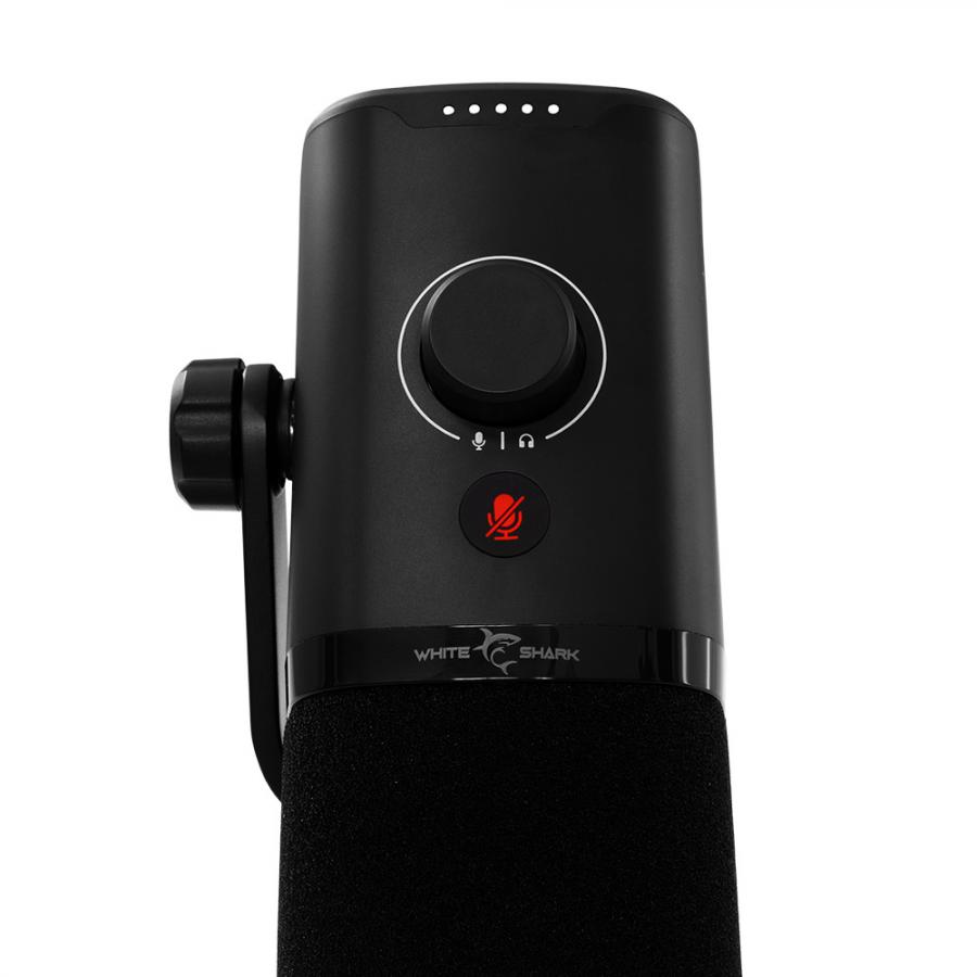 WHITE SHARK BROADCASTING MIKROPHONE DSM-04 BLACK