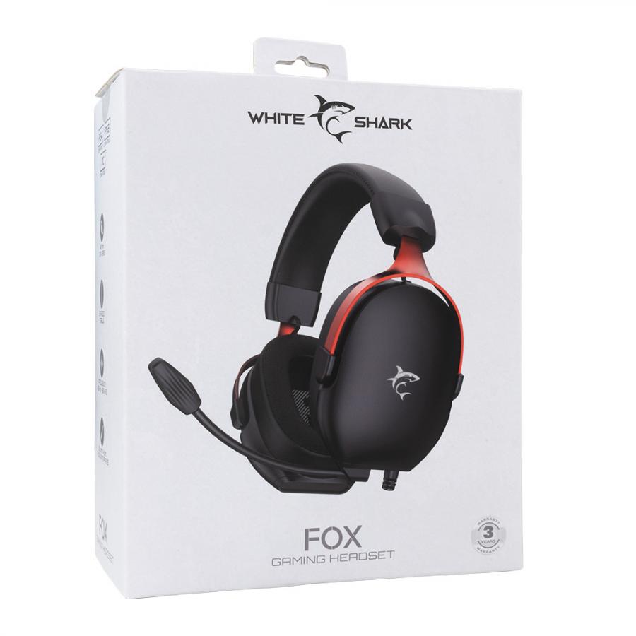 WHITE SHARK GAMING HEADSET GH-2445 BLACK FOR PC, PS4/5, MAC