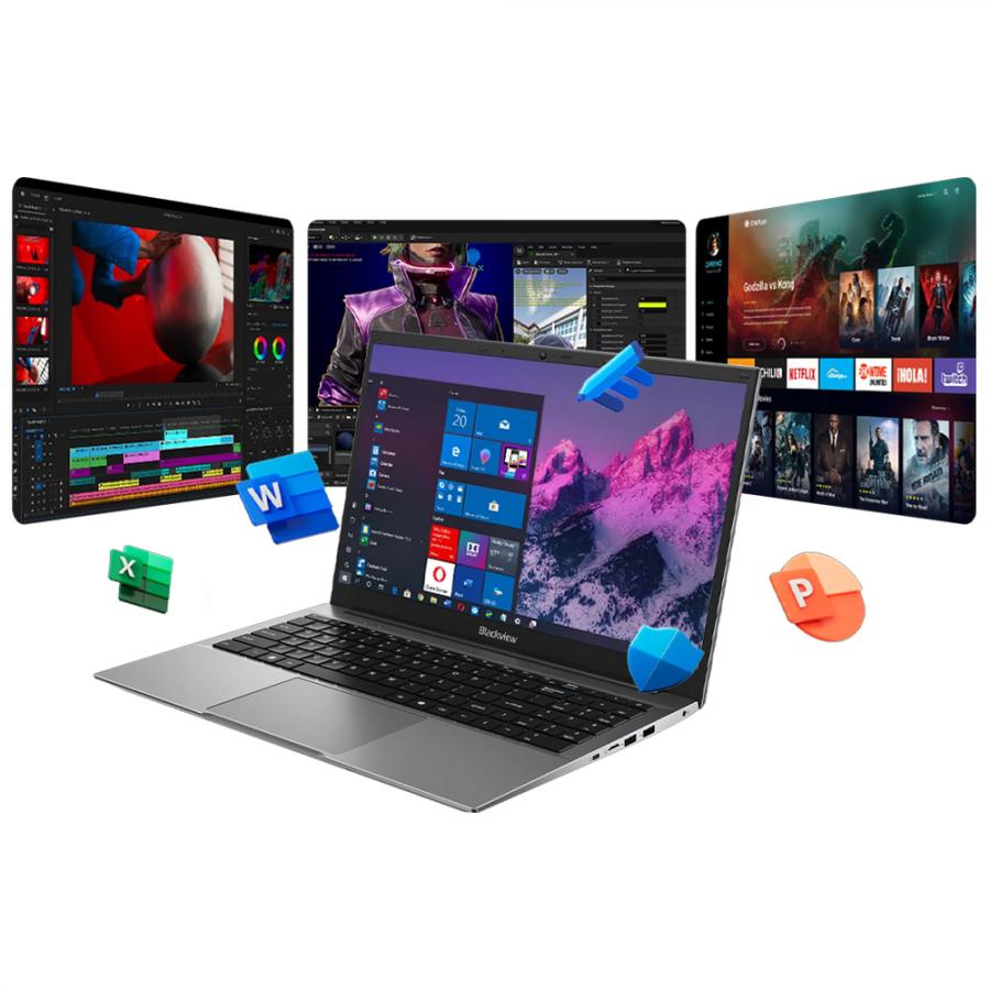 BLACKVIEW QUAD-CORE 15.6' (8GB+256GB) ACEBOOK 5 WIN11 PRO GREY