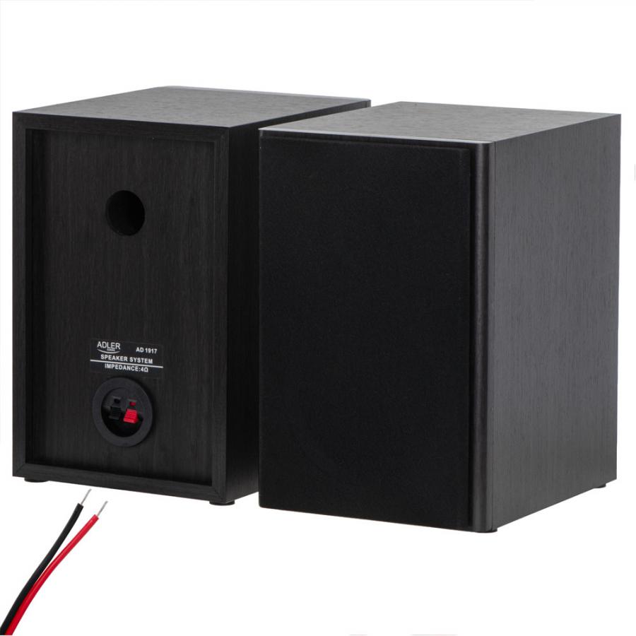 ADLER MINI HI-FI STEREO SYSTEM WITH BT, CD, USB & FM BLACK