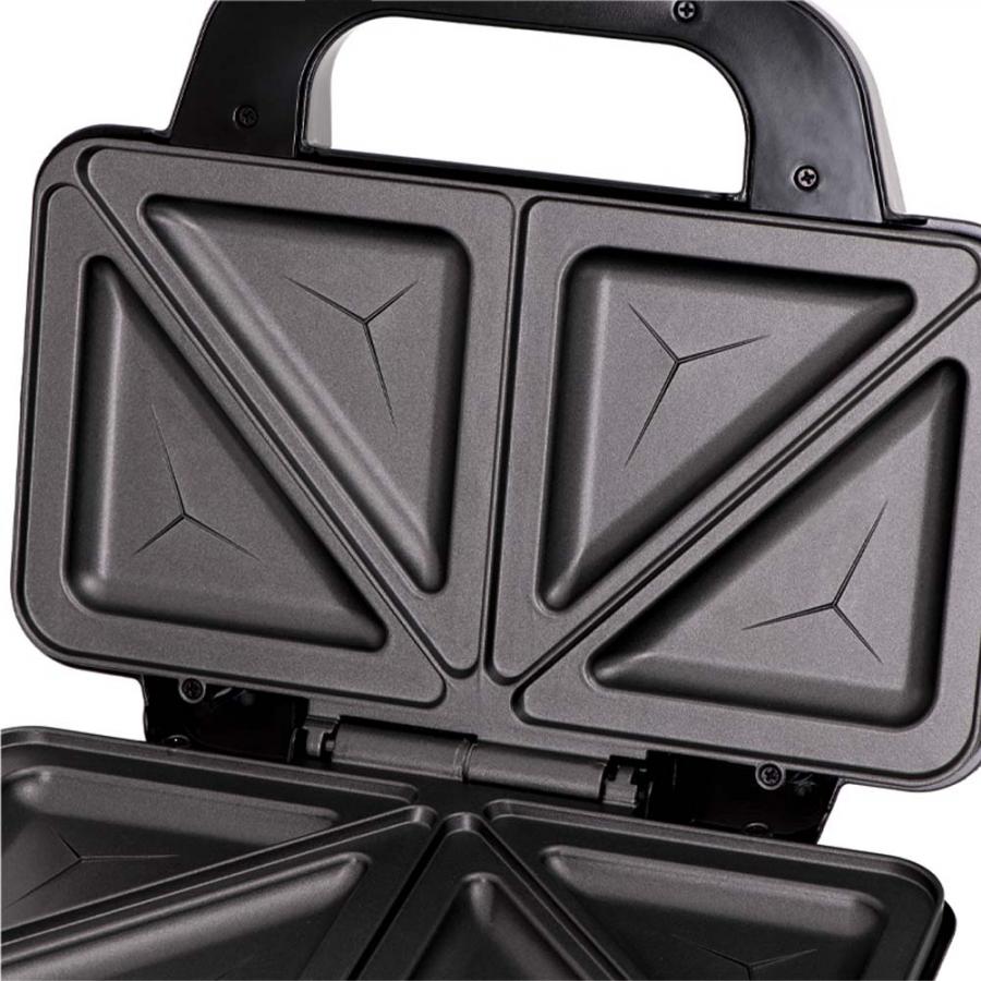 ADLER SANDWICH MAKER XXL SIZE 1300W BLACK SILVER