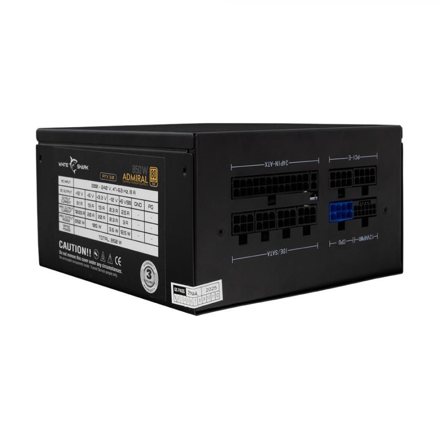 WHITE SHARK PSU 850W ADMIRAL GPSU-850W 80PLUS GOLD FULL MODULAR
