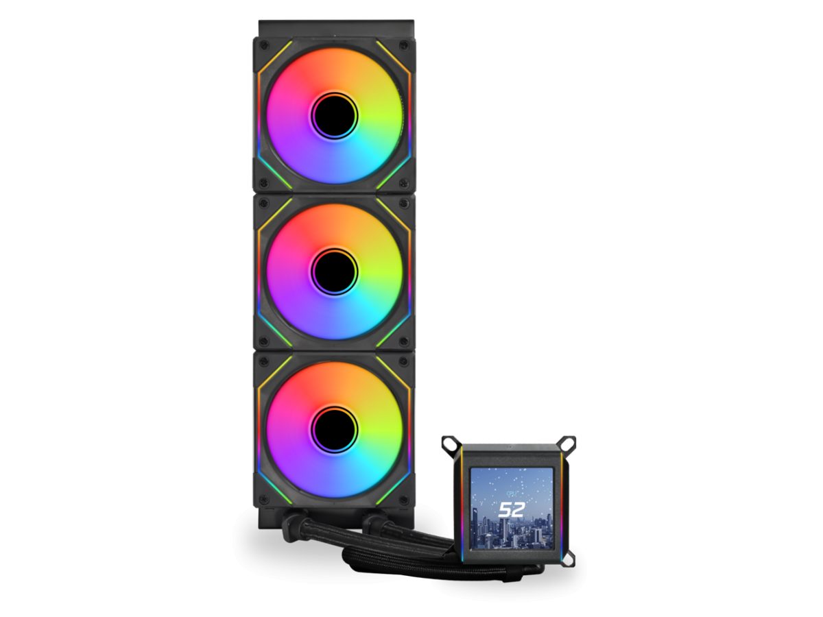 Lian Li Galahad II LCD 360 SL-Inf Black - AIO GPU Liquid Cooler  with ARGB INFINITY Fans
