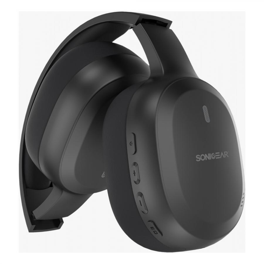 SONICGEAR 2-IN-1 BT6.0 FOLDABLE HEADPHONES AIRPHONE 8 LONG BLACK