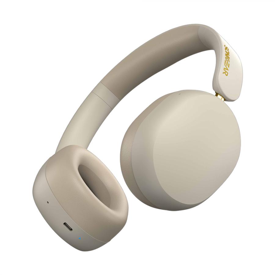 SONICGEAR ANC BT6.0 WIRELESS FOLDABLE HEADPHONES CREAM