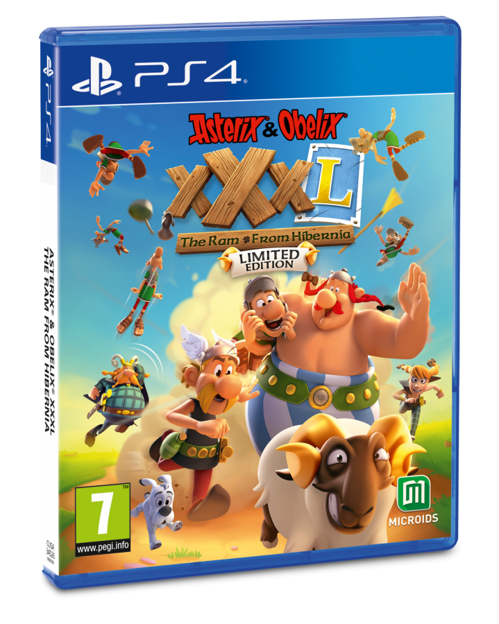 Asterix & Obelix XXXL : The Ram From Hibernia Limited Edition PS4 NEW