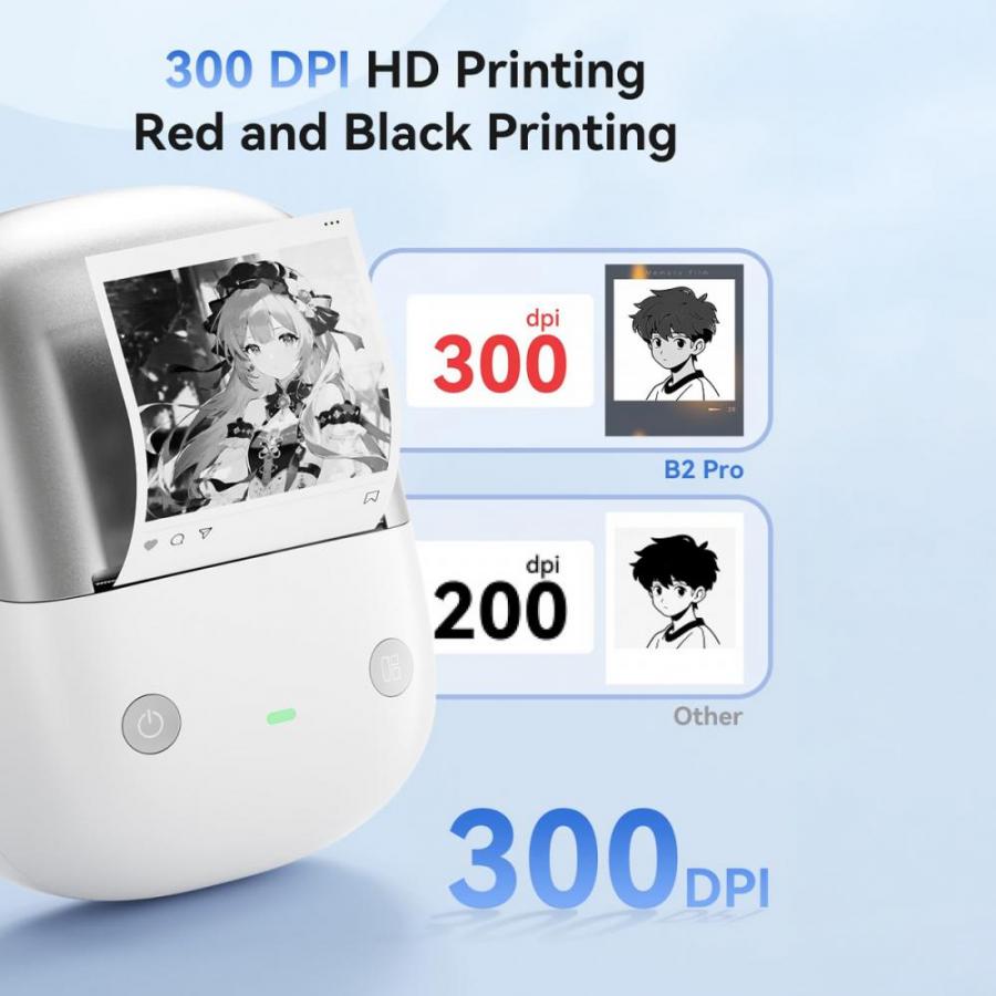 NIIMBOT THERMAL LABEL PRINTER 2-INCH HD SMART EXPIRY B2 PRO SILVER
