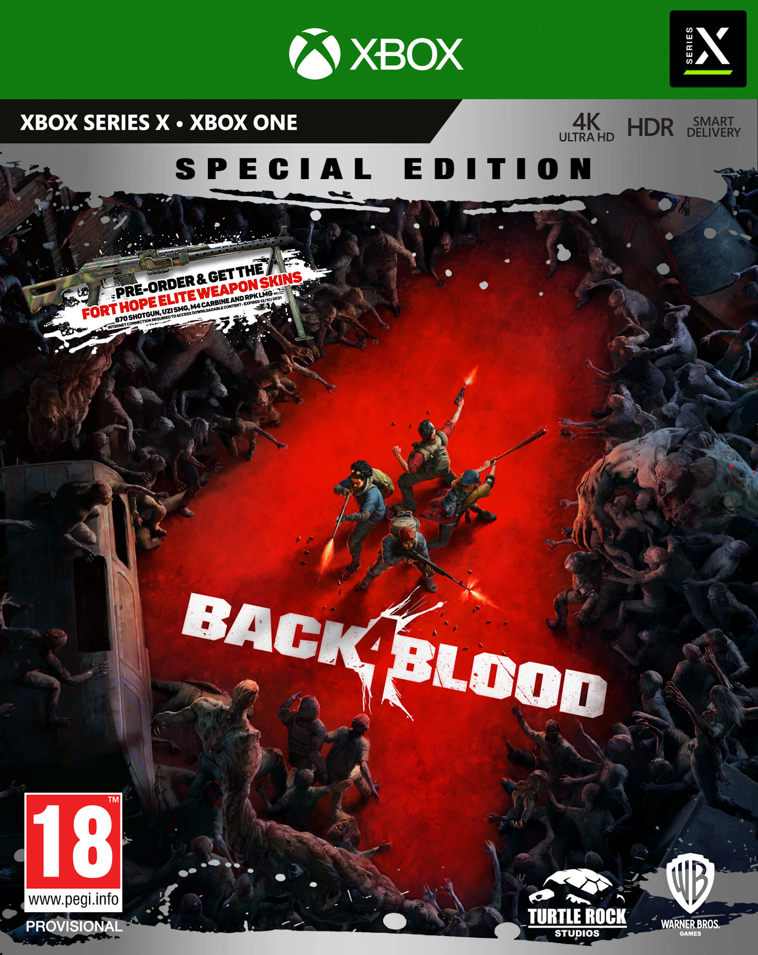 Back 4 Blood Special Steelbook  Edition   ( XONE & XBOX SERIES  X )  NEW 