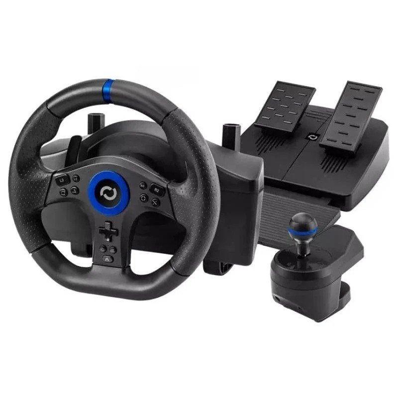 BLADE (BL7002) BR5 RACING WHEEL (FOR PS5 AND PC ) WITH SEQUENTIAL GEAR SHIFTER AND PADDLE SHIFTERS: