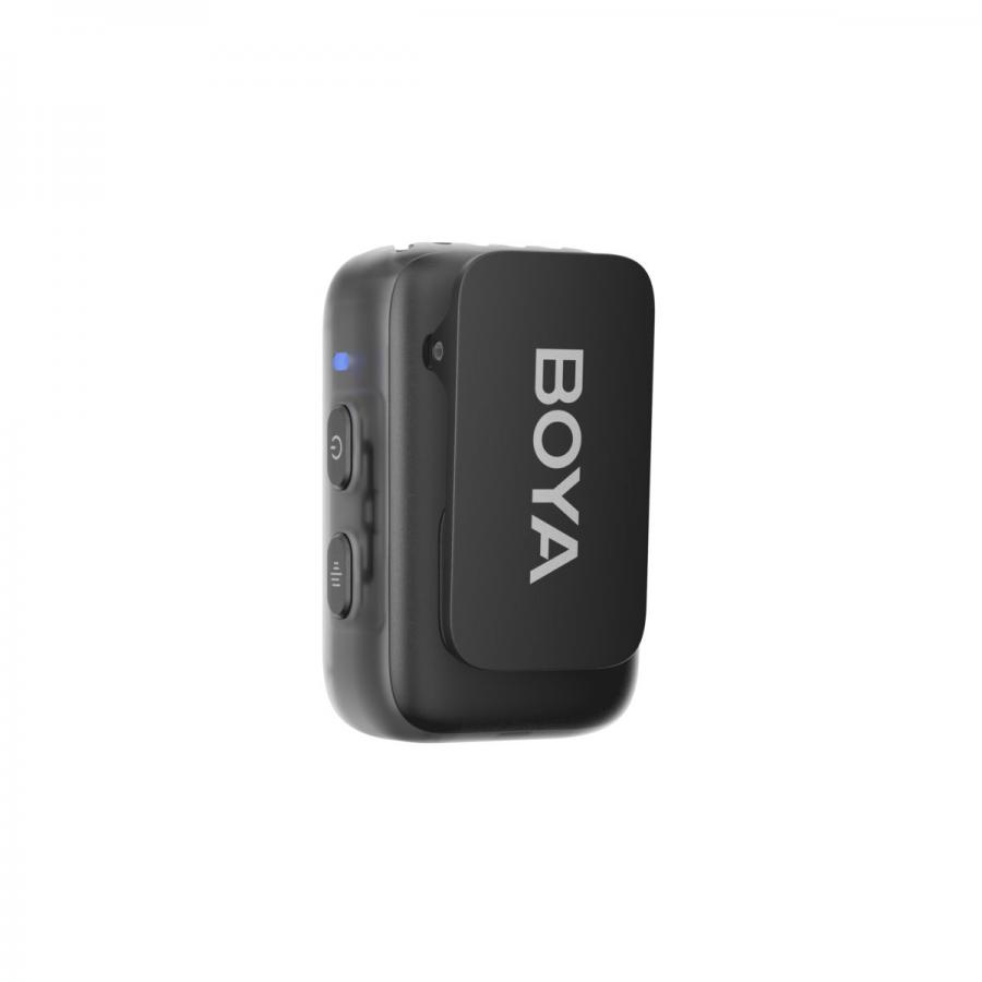 BOYAMIC 2-02 Wireless HD 2xLavalier Microphone USB-C &Camera 2x RXs 32bit Float Onboard Rec 300m 15h