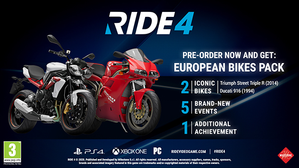 Ride 4  PC NEW