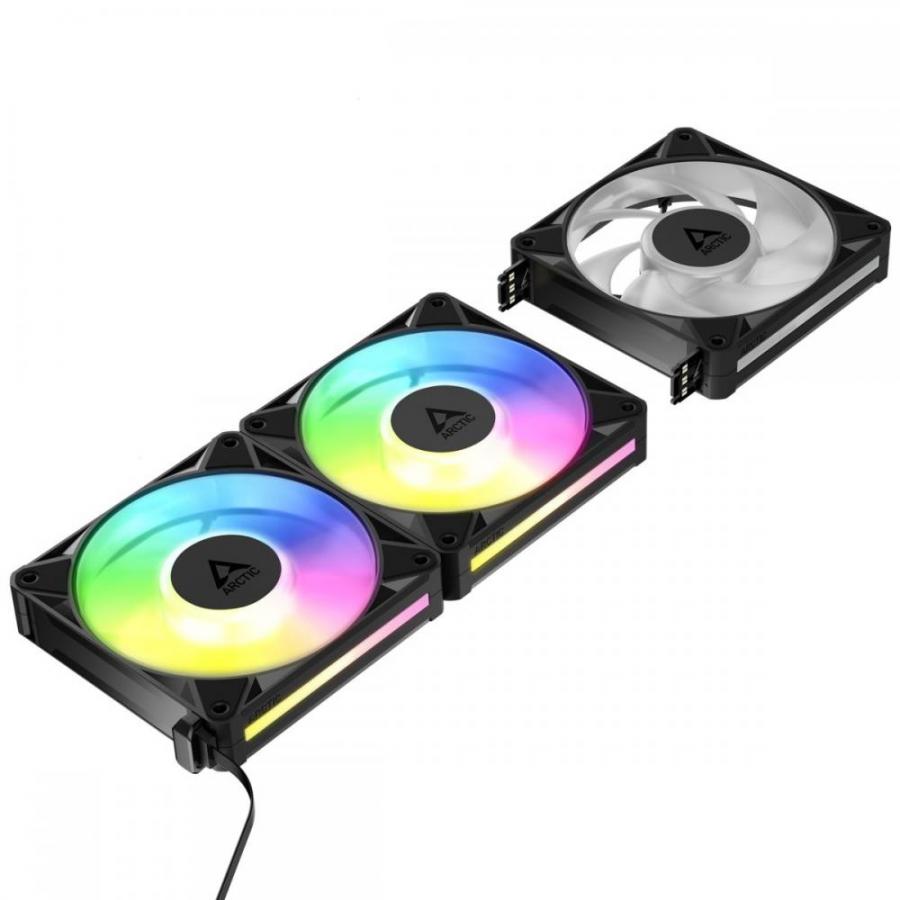 Arctic BioniX P14 A-RGB Pack of 3 - 140mm Case Fan with A-RGB - Fluid Dynamic Bearing - PWM