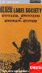 Black Label Society Boozed,Broozed & Broken - Boned PSP USED (MUSIC)